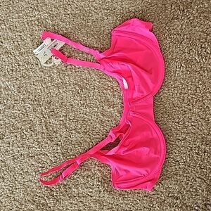 Aerie SMOOTHEZ Mesh Unlined Full Coverage Bra Underwire Pink Size 36B NEW